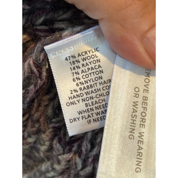 Ann Taylor Loft Turtleneck Sweater Wool / Alpaca / Rabbit Hair Blend Size S - Picture 4 of 5